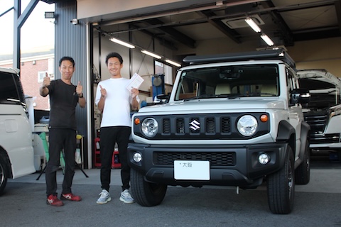 誰かにへこまされたジムニーの悔しい凹みを塗装せず綺麗に修復！