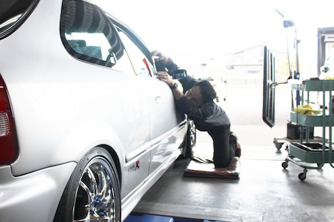 25年前の愛車・旧車シビックのへこみをデントリペアで復活！