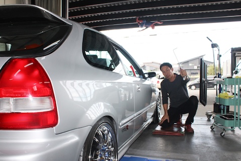 25年前の愛車・旧車シビックのへこみをデントリペアで復活！