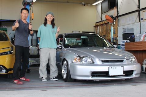 25年前の愛車・旧車シビックのへこみをデントリペアで復活！