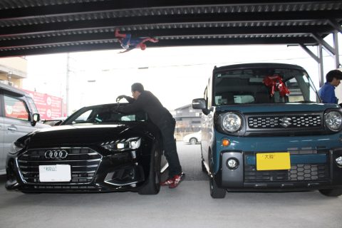 スペーシアの飛び石被害も即日対応！大きな傷でもウインドリペアで解決