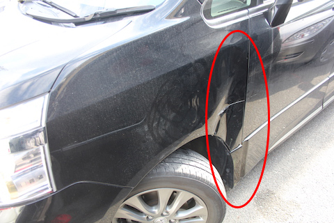 VOXY 板金・塗装 修理 へこみ