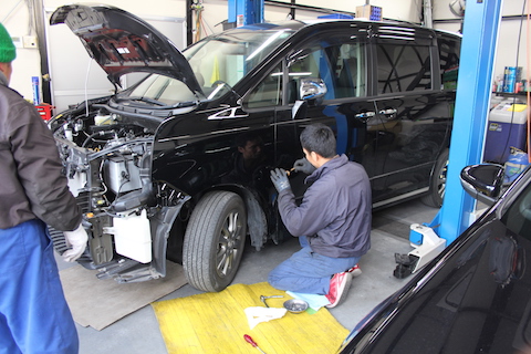 VOXY 板金・塗装 修理 へこみ