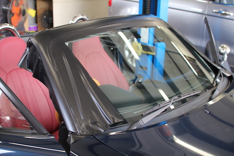 ロードスター na カーラッピング ピラー マットブラック