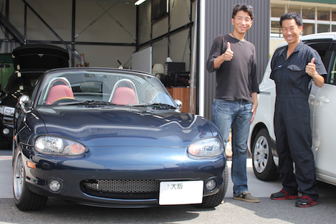 ロードスター na カーラッピング ピラー マットブラック