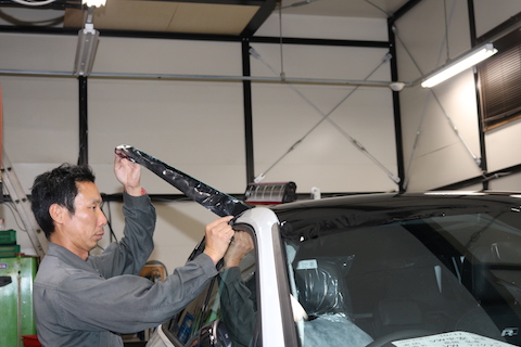 ディーラー様より新車納車前にカーラッピングのご依頼!