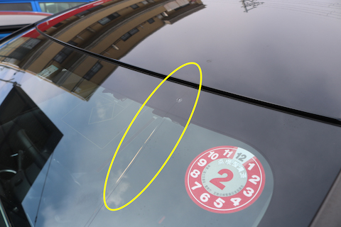 自動ブレーキ機能がついたフロントガラス交換はカメラ調整が入ります!