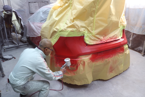 色の差が無い!すごく綺麗になった!お客様大満足の板金・塗装修理