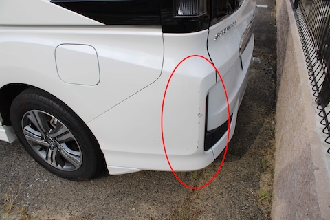 ステップワゴンのリアバンパー擦り傷修理、板金塗装で交換不要!