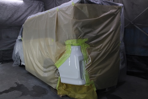 ステップワゴンのリアバンパー擦り傷修理、板金塗装で交換不要!