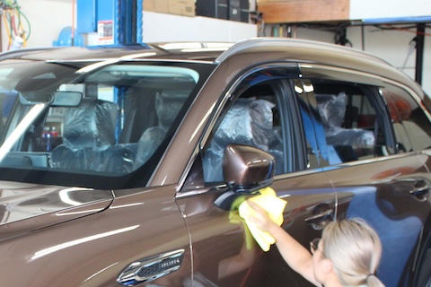 CX-80新車準備から装備品取付・コーティング対応します!