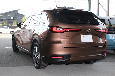 CX-80新車準備から装備品取付・コーティング対応します!