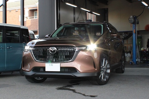 CX-80新車準備から装備品取付・コーティング対応します!