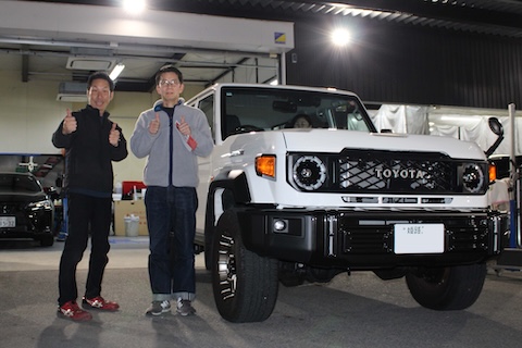 遠方からのへこみ・ガラス・車検修理依頼に感謝!