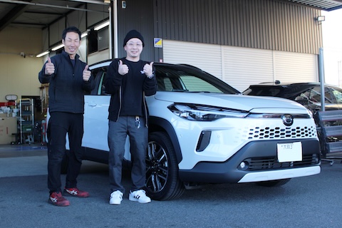 遠方からのへこみ・ガラス・車検修理依頼に感謝!