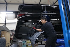 フェンダーのへこみ2